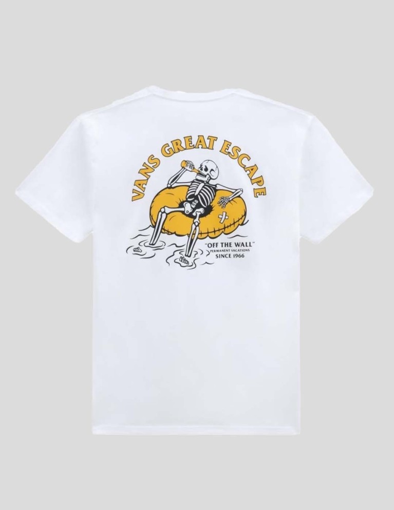 VANS vacanza permanente tee bianco